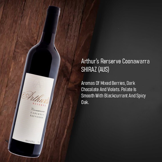 Arthur's Reserve McLaren Vale SHIRAZ