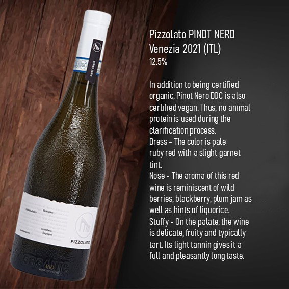 Pizzolato PINOT NERO Venezia 2021 (ITL)