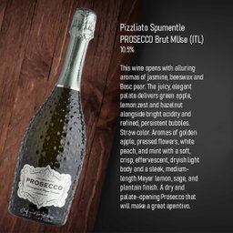 Pizzliato Spumentle PROSECCO Brut Muse