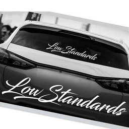 Front window decal for cars