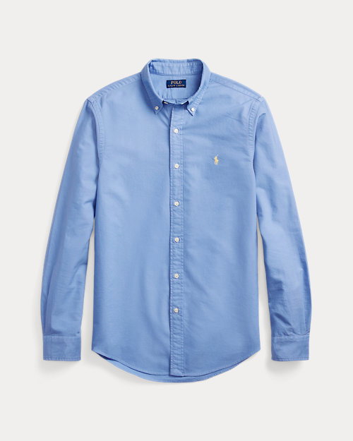 Men's Garment-Dyed Oxford Shirt (Slim)_1