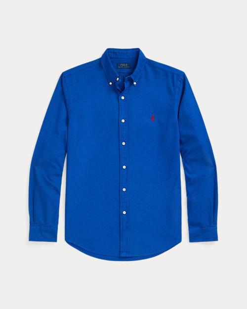 Men's Garment-Dyed Oxford Shirt (Slim)