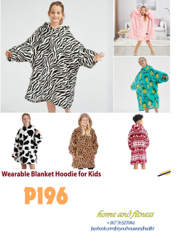 Oversized unisex wearable blanket