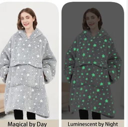 Oversized unisex wearable blanket