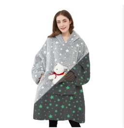 Oversized unisex wearable blanket
