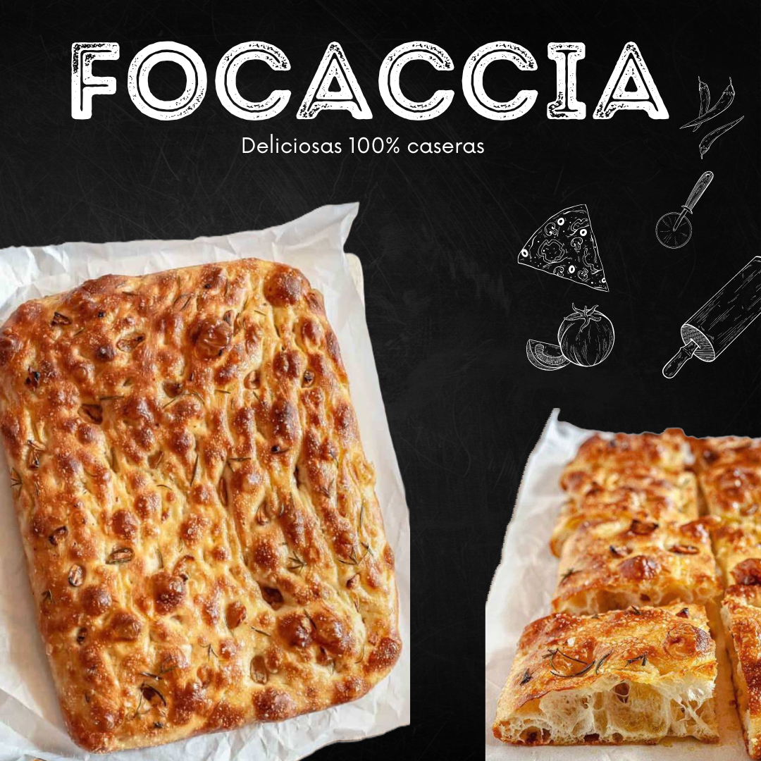 Focaccia Clasica Aceite de Oliva