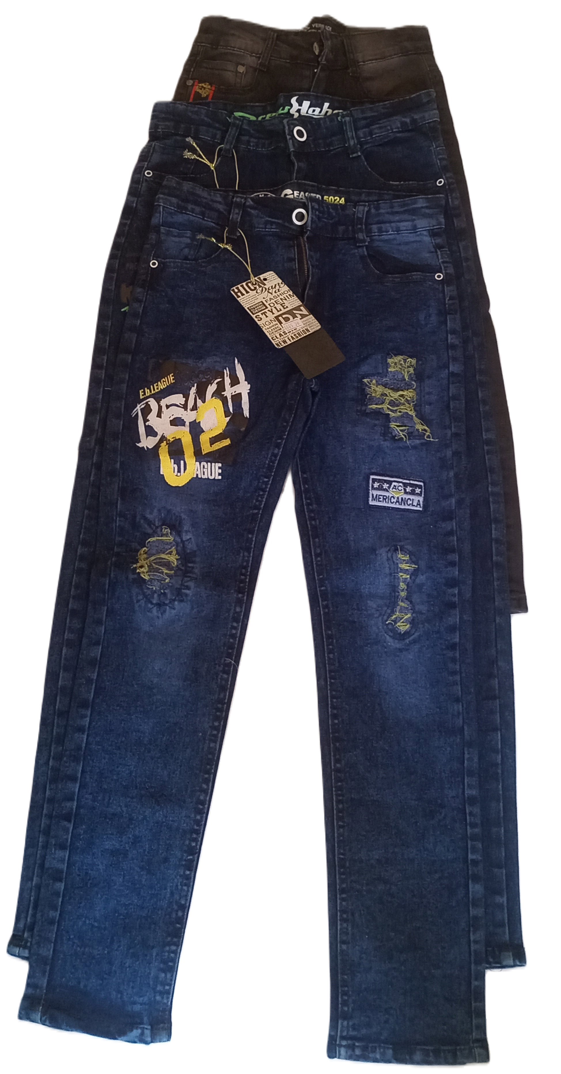 Long jean pants unisex. (4months -8yrs)_3
