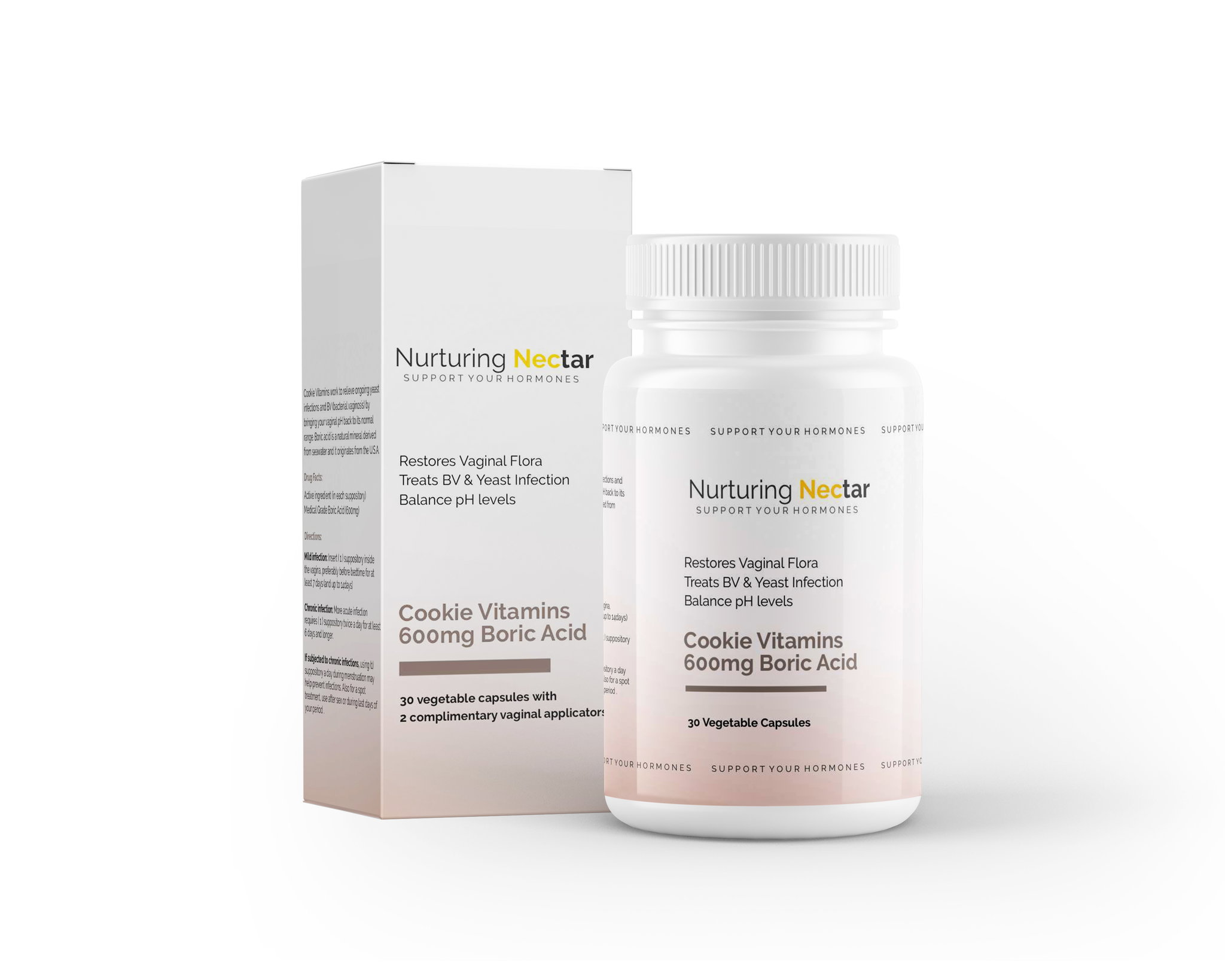 Cookie Vitamins- Boric acid 600mg_0