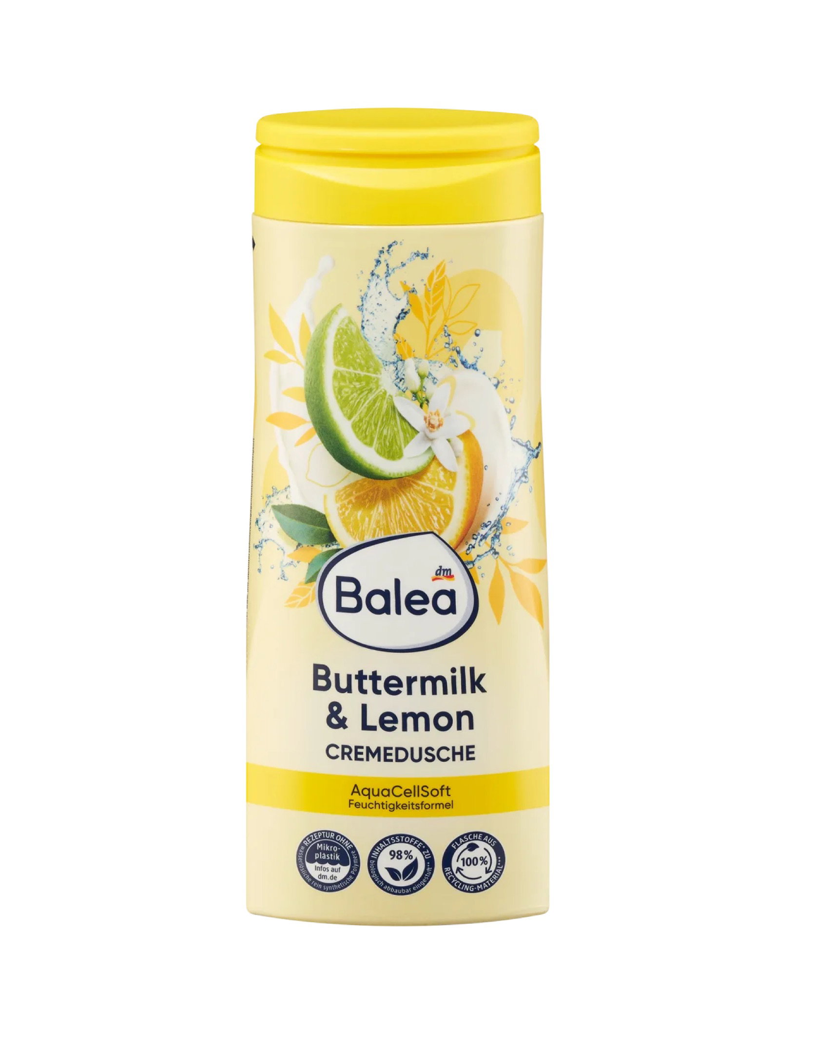 Balea Cream shower Buttermilk & Lemon, 300 ml