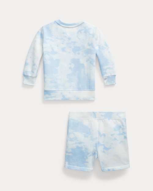 Polo Bear Fleece Sweatshirt & Short Set_1