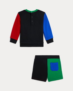 Logo Fleece Sweatshirt & Short Set
