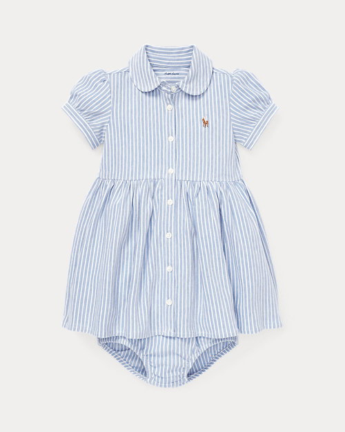 Striped Knit Oxford Dress & Bloomer_2