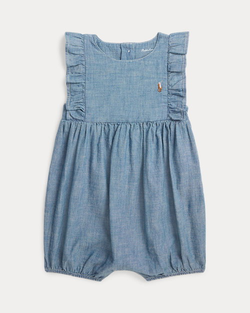 Indigo Chambray Bubble Shortfall_1