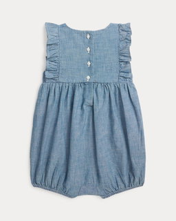 Indigo Chambray Bubble Shortfall
