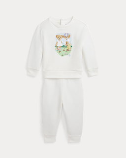 Polo Bear Fleece Sweatshirt & Pant Set