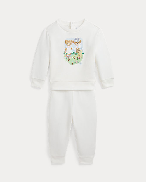 Polo Bear Fleece Sweatshirt & Pant Set