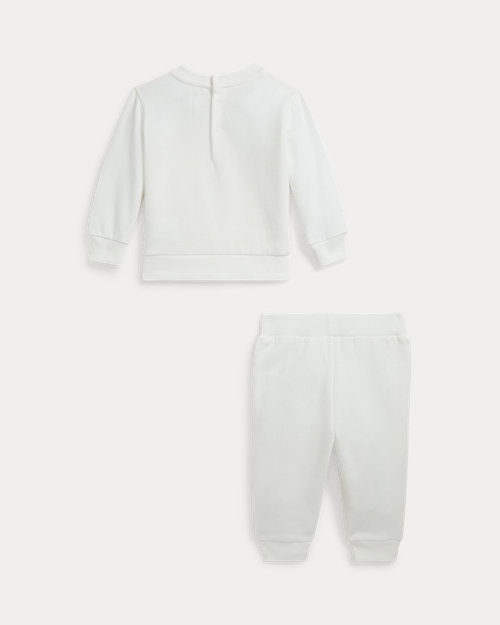 Polo Bear Fleece Sweatshirt & Pant Set_1