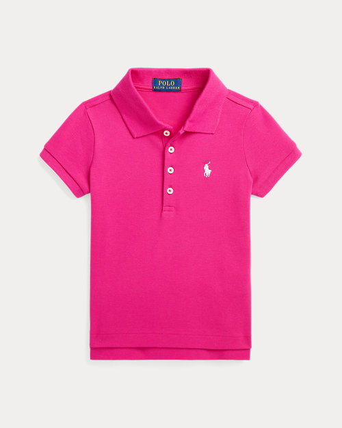 Stretch Cotton Mesh Polo Shirt_1