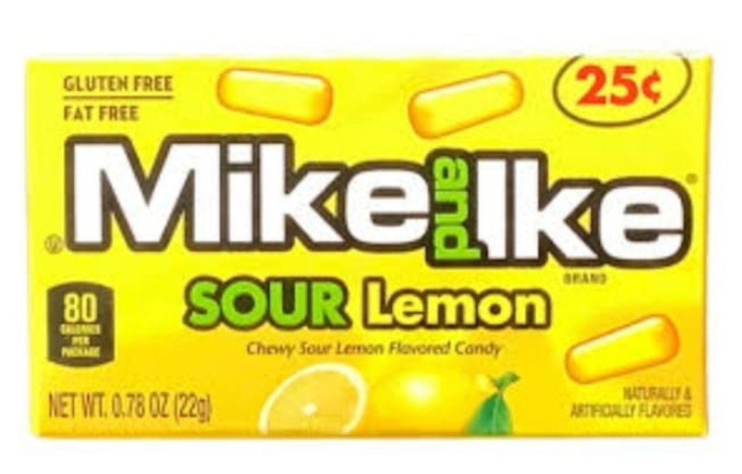 Mike And Ike Lemon Flavored Candy Mini Box
