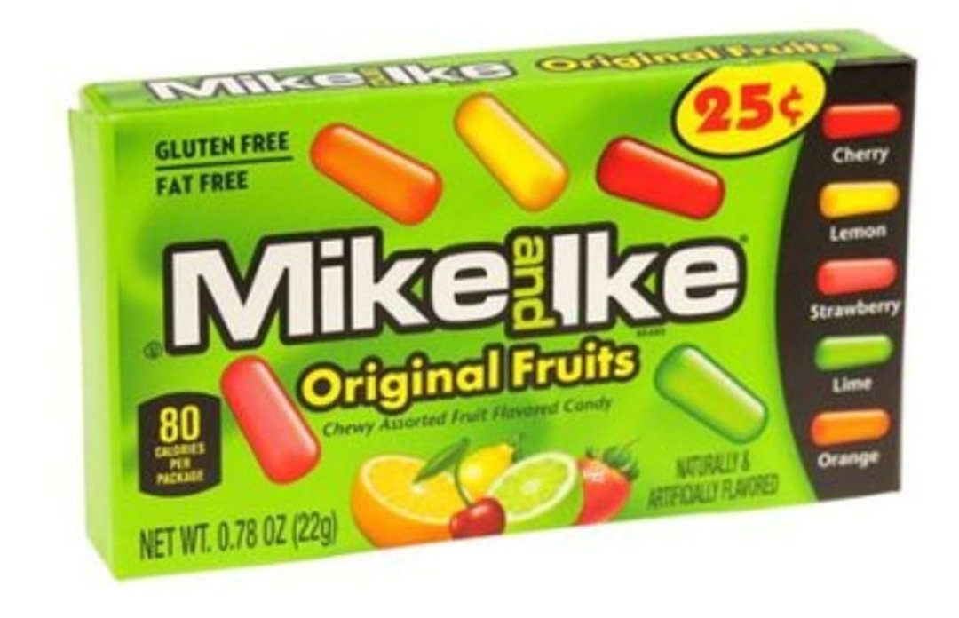 Mike And Ike Original Fruits Mini Boxes