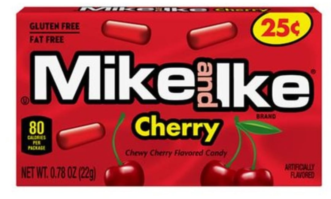 Mike And Ike Cherry Flavored Mini Boxes