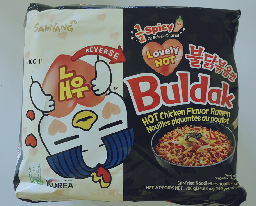 Buldak Lovely Hot Chicken Flavored Ramen Noodles