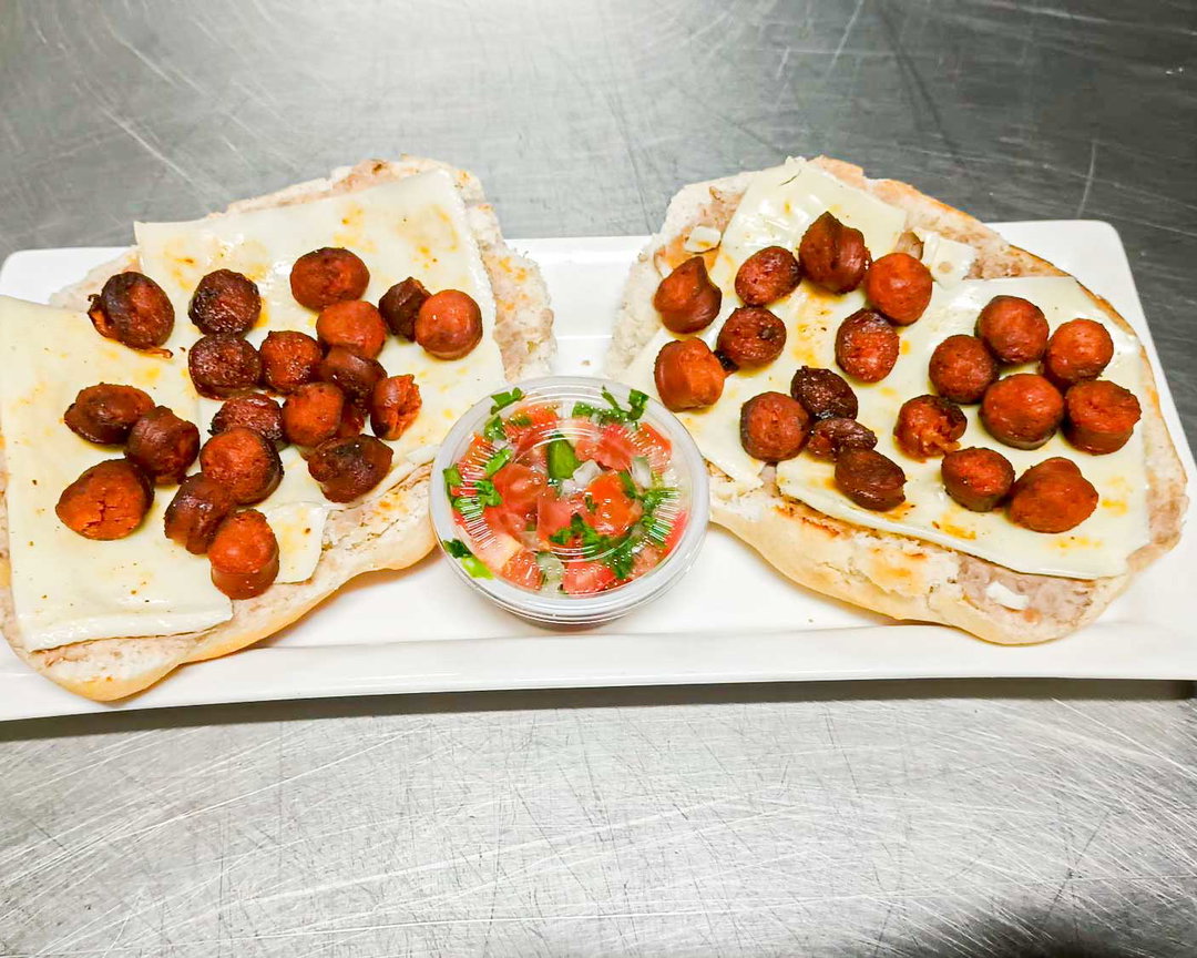 Molletes con chistorra