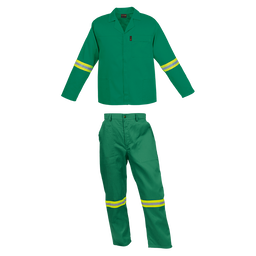 Barron Budget Poly Cotton Conti Suit with Reflective