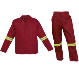 Barron Budget Poly Cotton Conti Suit with Reflective