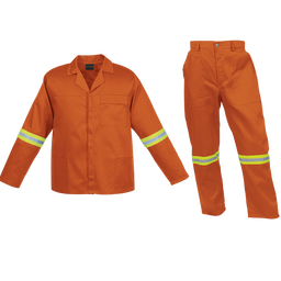 Barron Budget Poly Cotton Conti Suit with Reflective