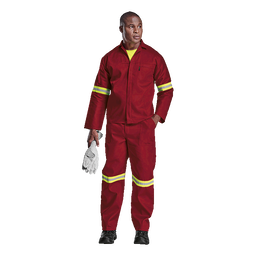 Barron Budget Poly Cotton Conti Suit with Reflective