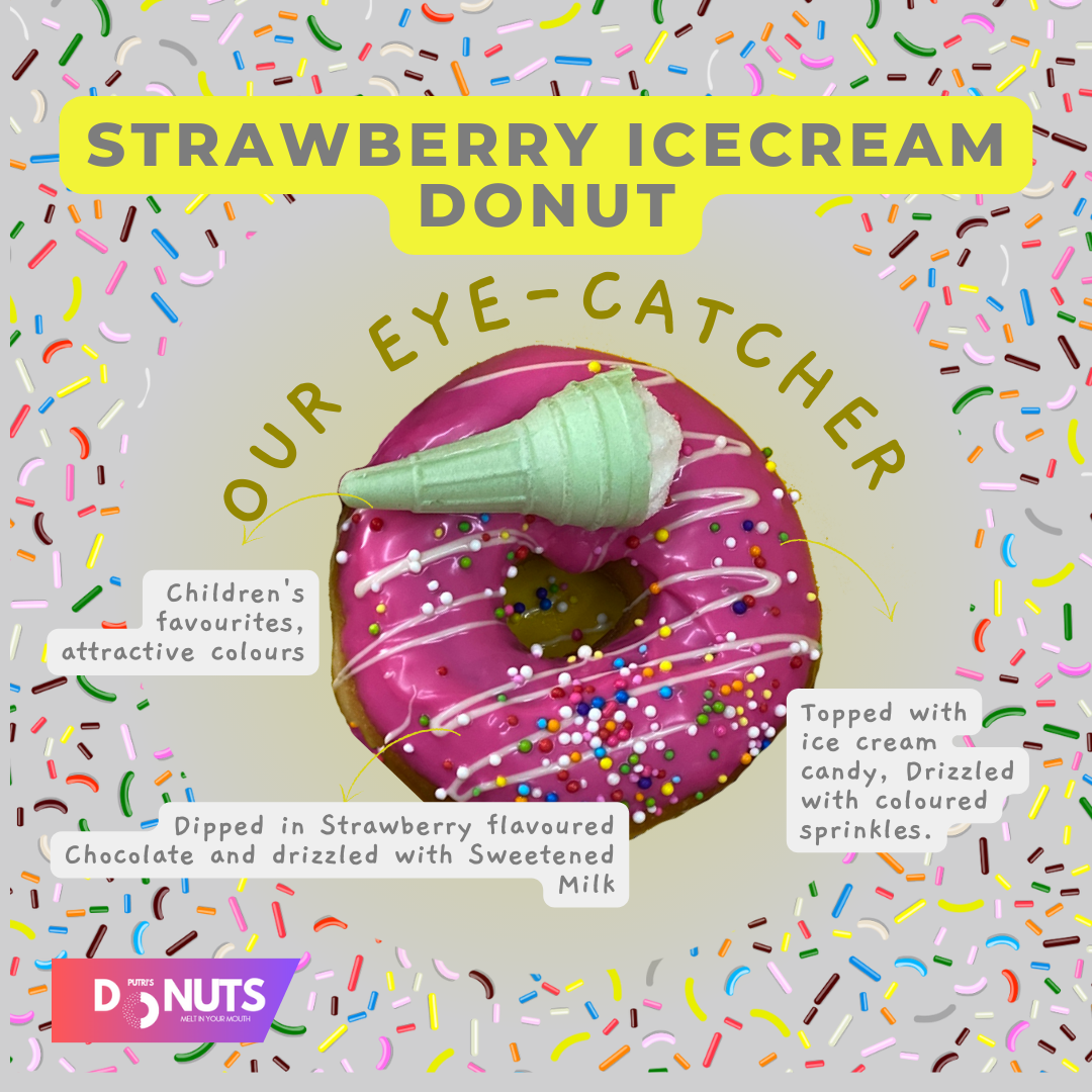 Strawberry Ice Cream Donut _0