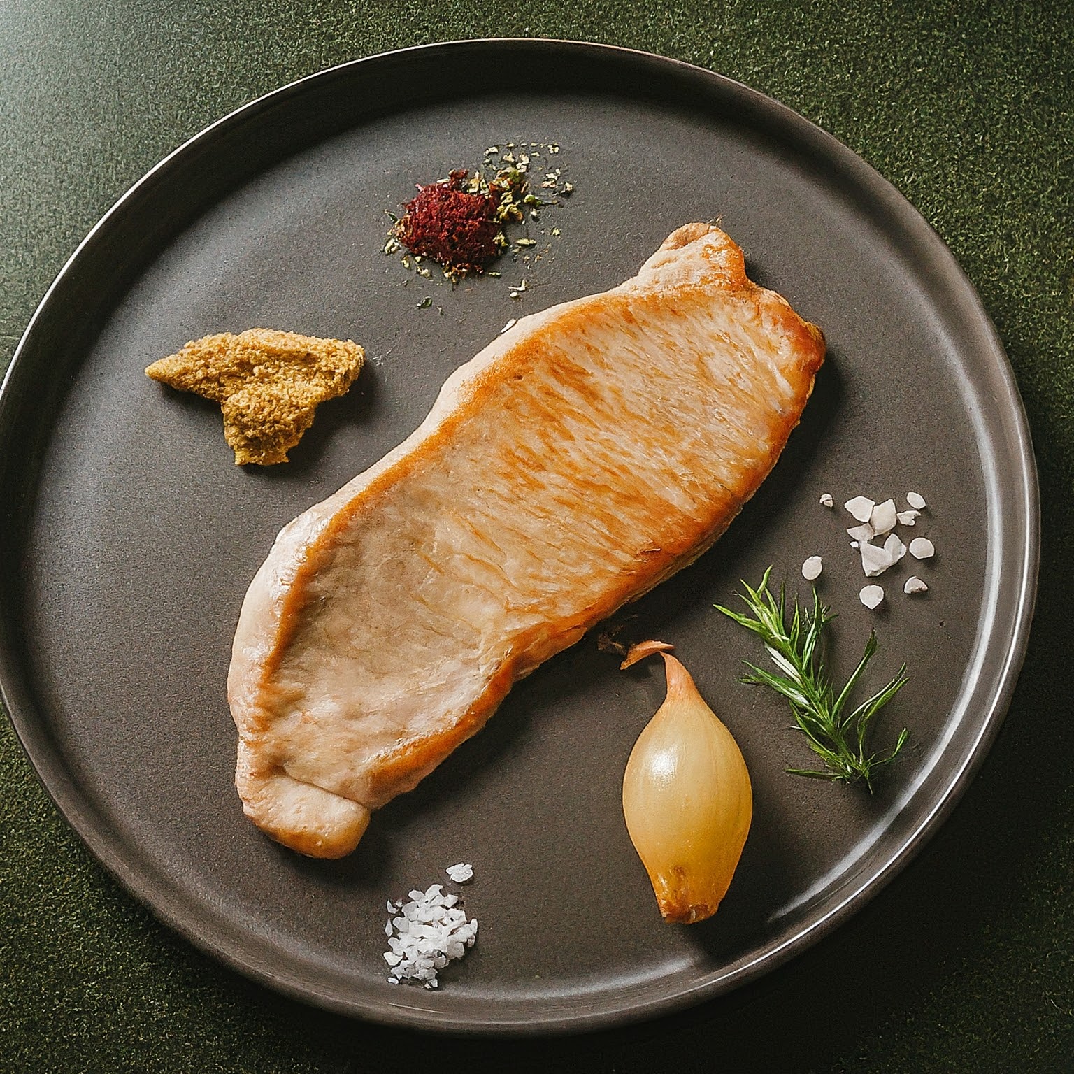 Escalope de veau de grain