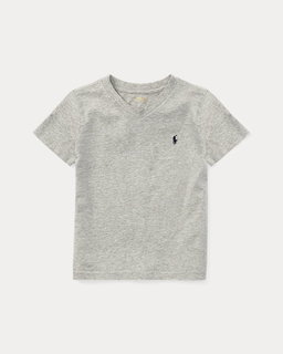 Cotton Jersey V-Neck Tee