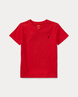 Cotton Jersey V-Neck Tee