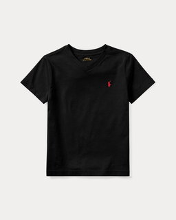 Cotton Jersey V-Neck Tee