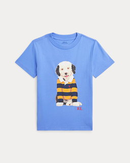 Dog-Print Cotton Jersey Tee