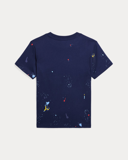Paint Logo Cotton Jersey Tee_1