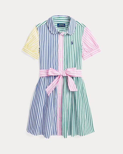 Striped Cotton Fun Shirtdress