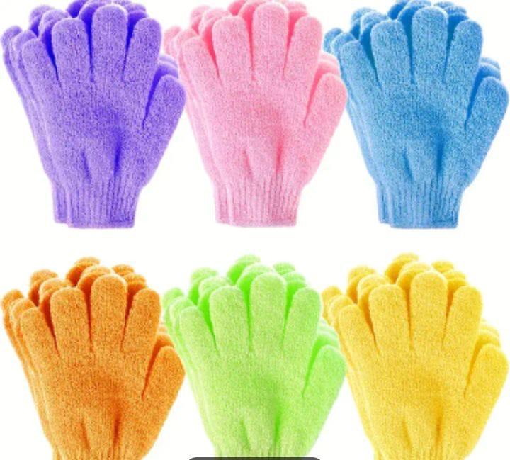 Exfoliating Shower Bath Gloves_0