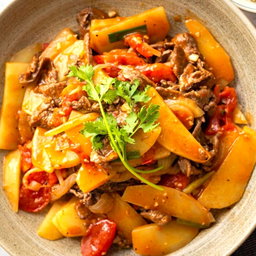 Stirfry Garlic Beef N Potato W OX Sauce