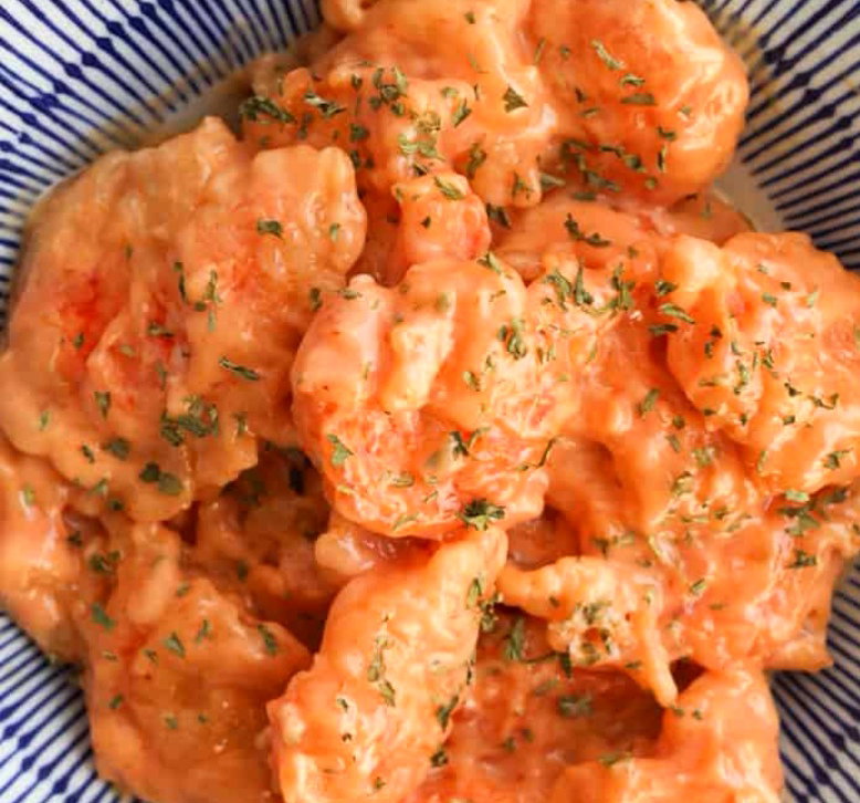Spicy Mustard Mayo Fried Tiger Prawns W Rusell Potato
