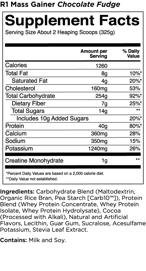 RULE 1 R1 MASS GAINER 5.5LBS STRAWBERRY & CREME_1