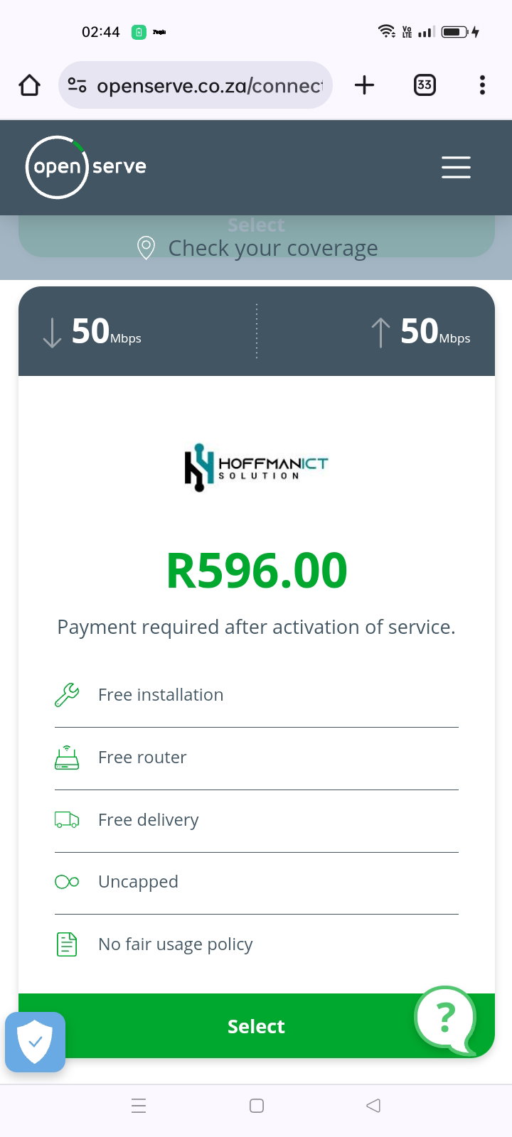 HoffmanICT FTTH Packages _0