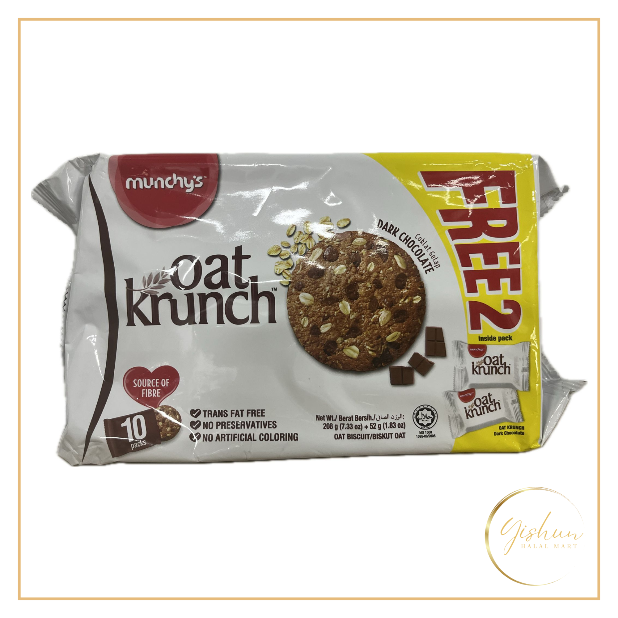 Munchy's Oat Krunch Crackers - Dark Chocolate | 260g_0