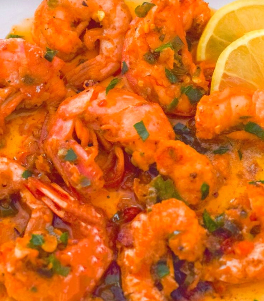 Sautéed Butter N Garlic Chilli Tiger Prawns