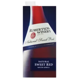 Robertson Winery Natural Sweet Red Wine Box 1L