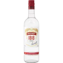 Smirnoff 1818 Vodka Bottle 750ml