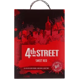 4th Street Sweet Red Wine Box 5L