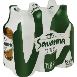 Savanna Dry Premium Cider Bottles 6 x 500ml
